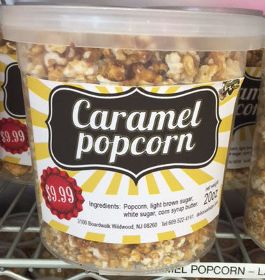 Caramel Popcorn Plain 1 Bucket